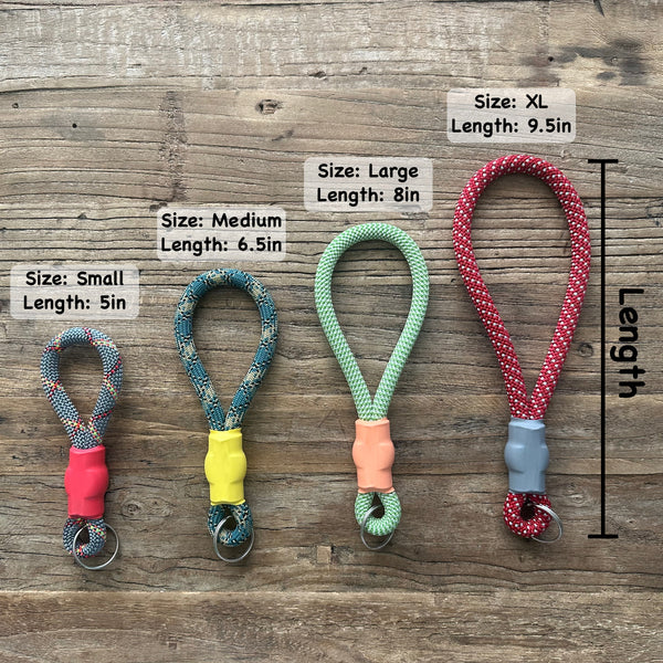 Just Pet Products - Custom Climbing Rope Keychain Small / Surprise Me! / Gray