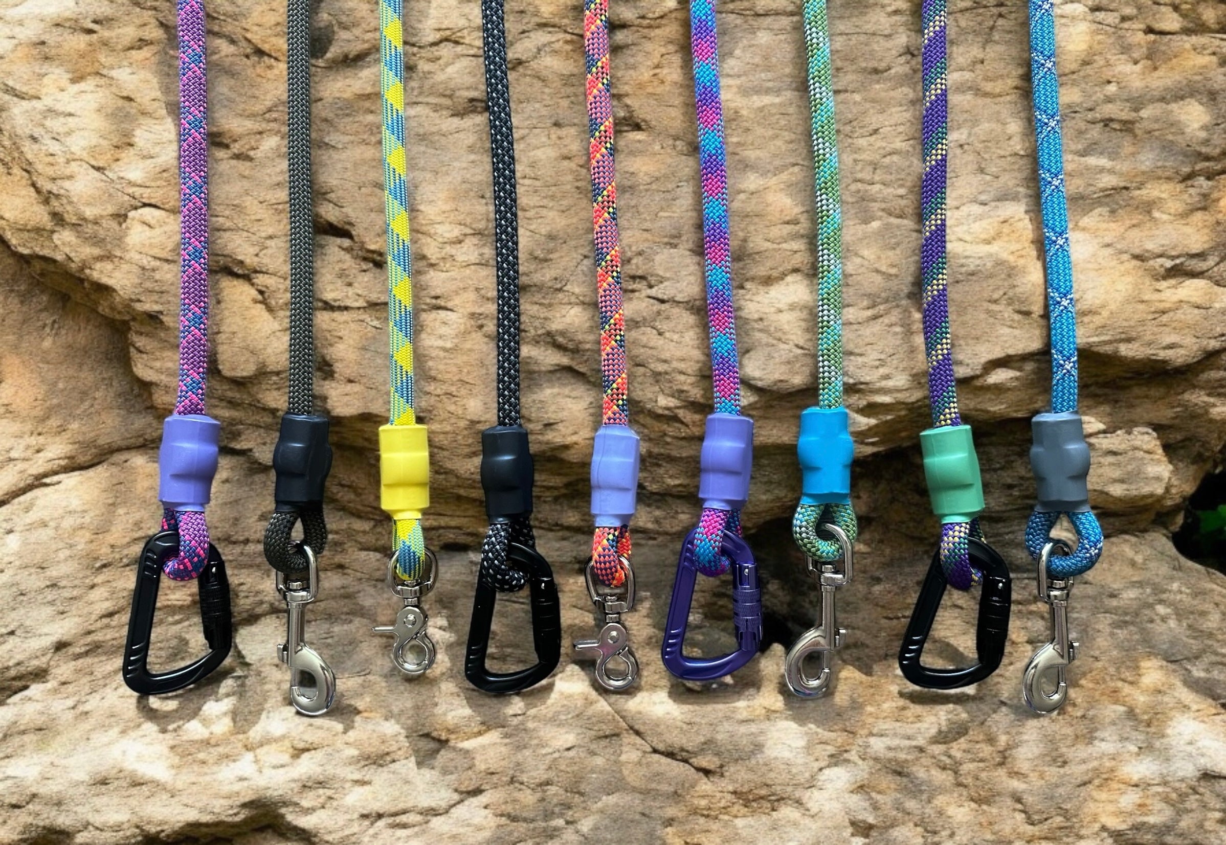 Professional Climbing Rope Dog Leashes - Upcycled Adventure