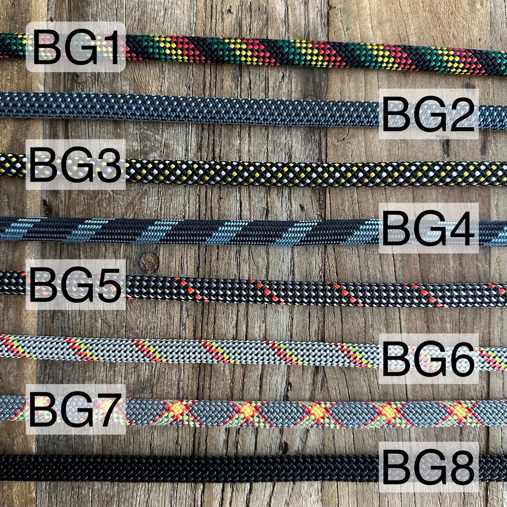 Black & Gray Patterns Climbing Rope Leashes