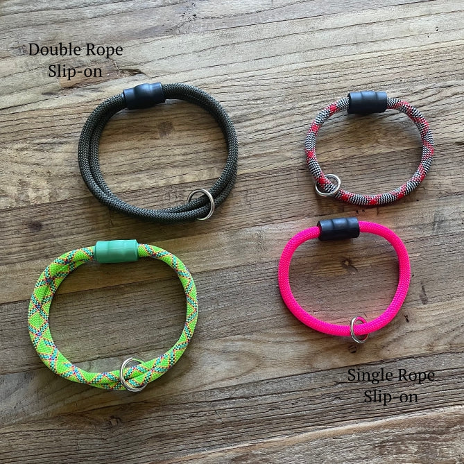 Custom Climbing Rope Dog Collars