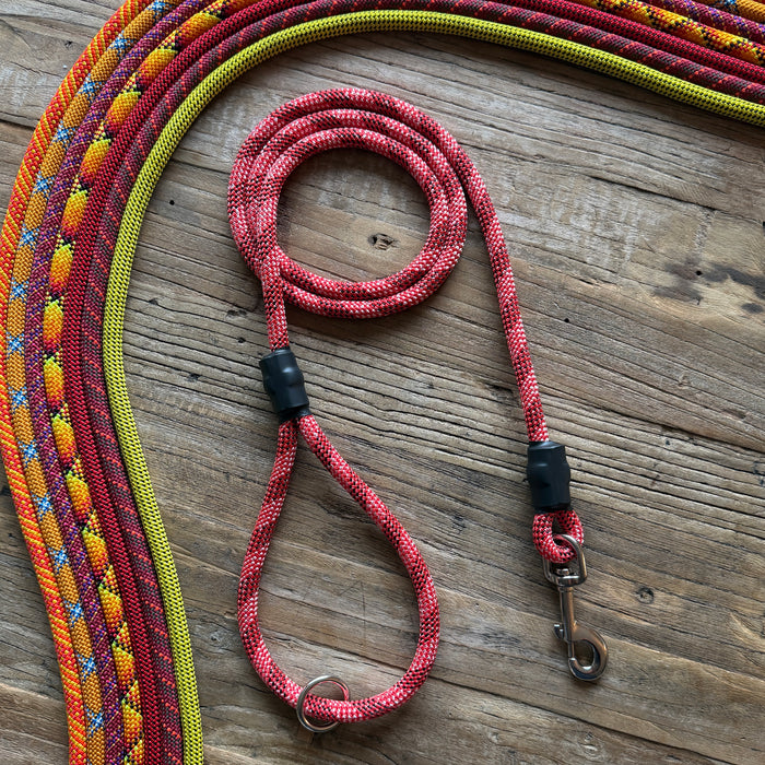 Red, Orange & Yellow Patterns Climbing Rope Leashes