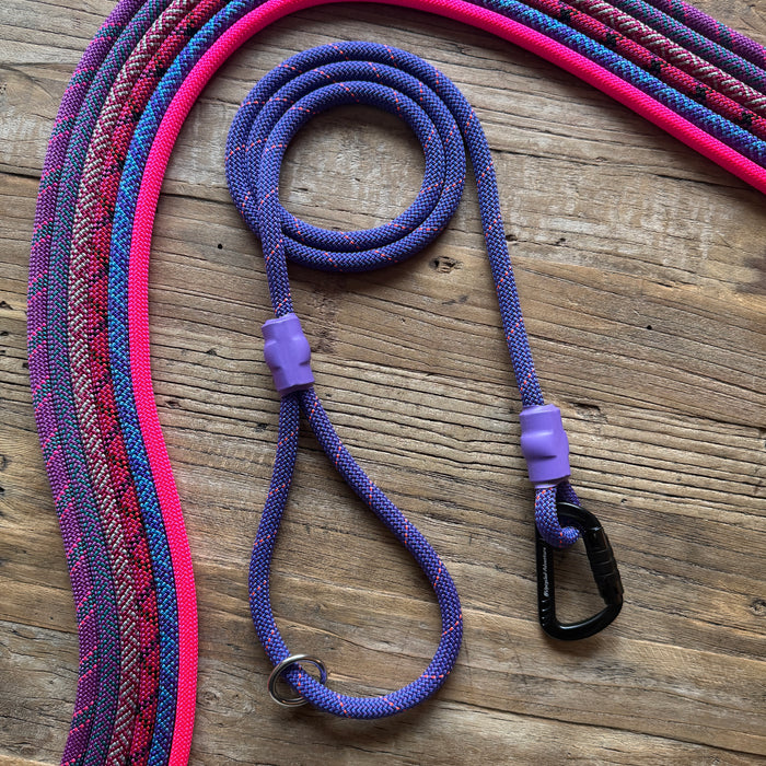 Pink & Purple Patterns Climbing Rope Leashes