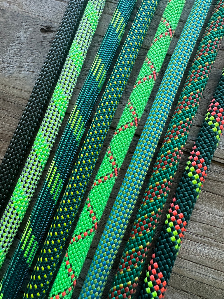 Green Patterns Climbing Rope Leashes
