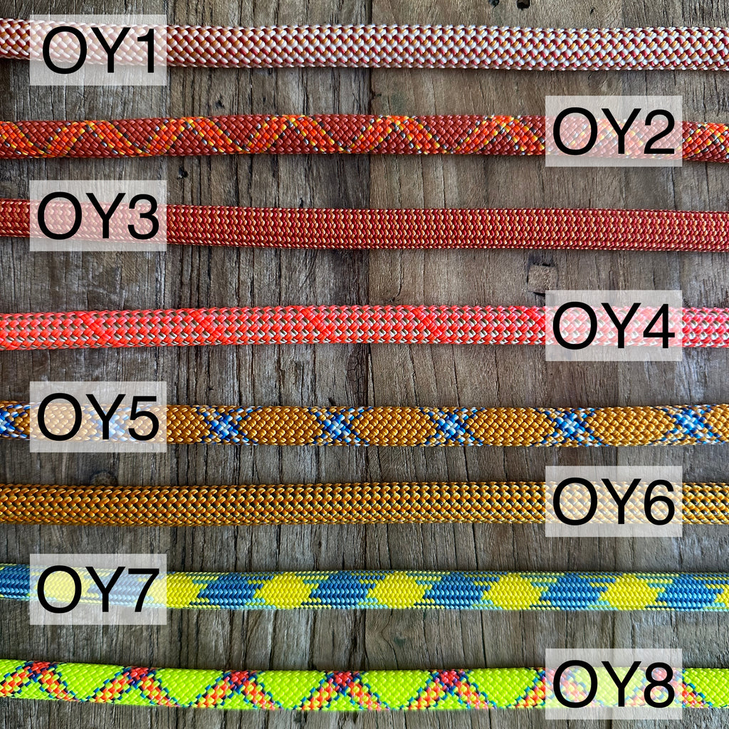 Orange & Yellow Patterns Climbing Rope Collars