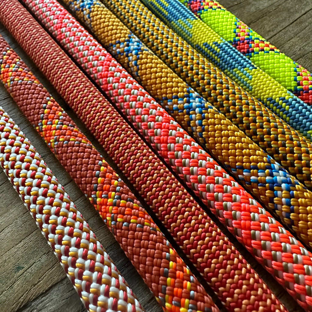 Orange & Yellow Patterns Climbing Rope Collars