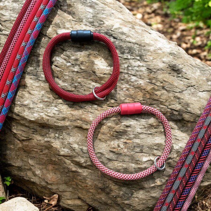 Custom Handmade Climbing Rope Dog Collars
