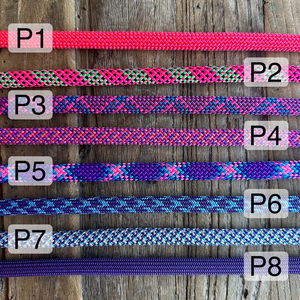 Pink & Purple Patterns Climbing Rope Collars