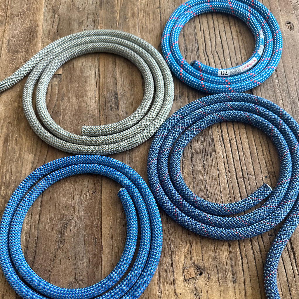 Blue Patterns Climbing Rope Camera Strap (Neck or Wrist)