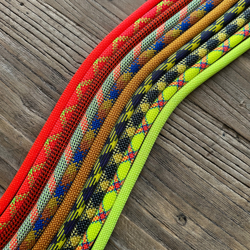 Orange & Yellow Patterns Climbing Rope Leashes