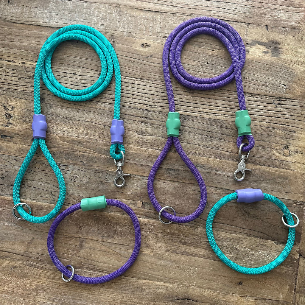 Pink & Purple Patterns Climbing Rope Leashes