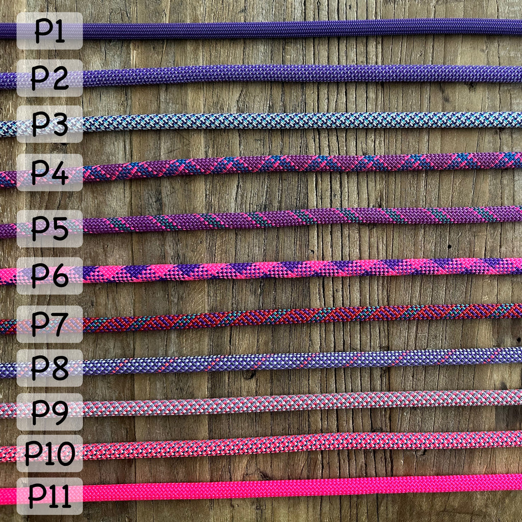 Pink & Purple Patterns Climbing Rope Camera Strap (Neck or Wrist)