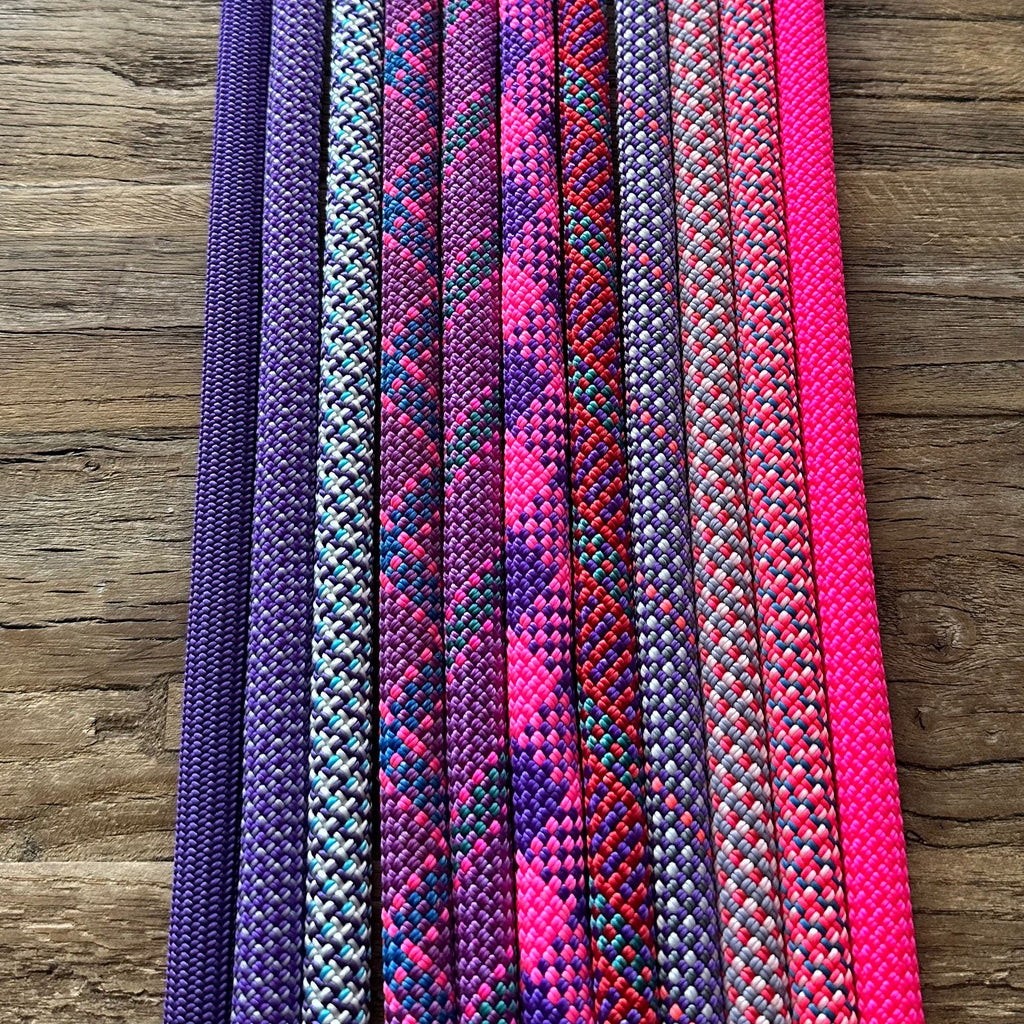 Pink & Purple Patterns Climbing Rope Camera Strap (Neck or Wrist)