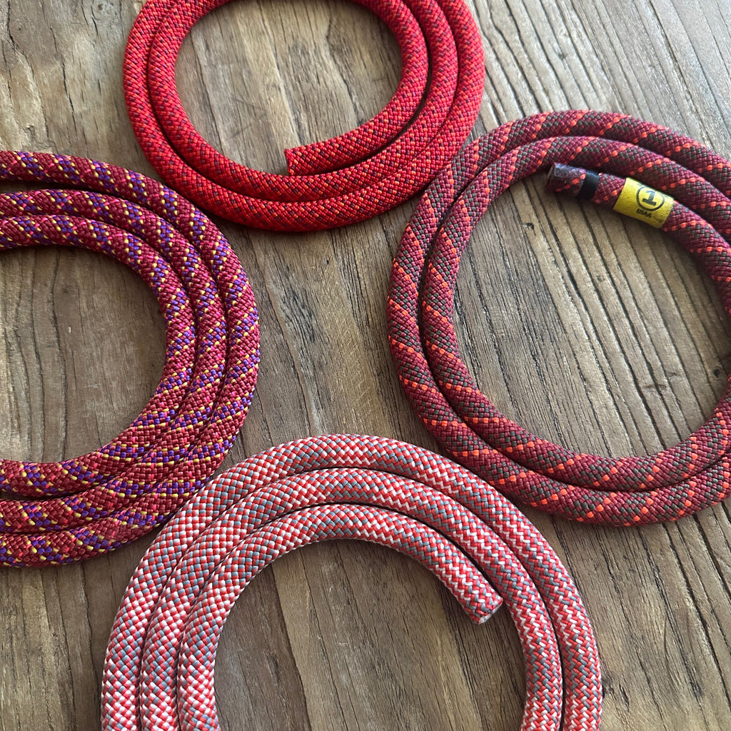 Red Patterns Climbing Rope Collars