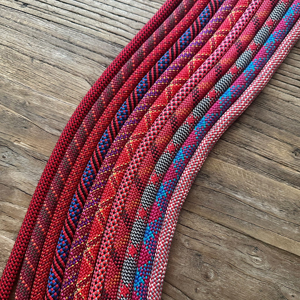 Red Patterns Climbing Rope Collars