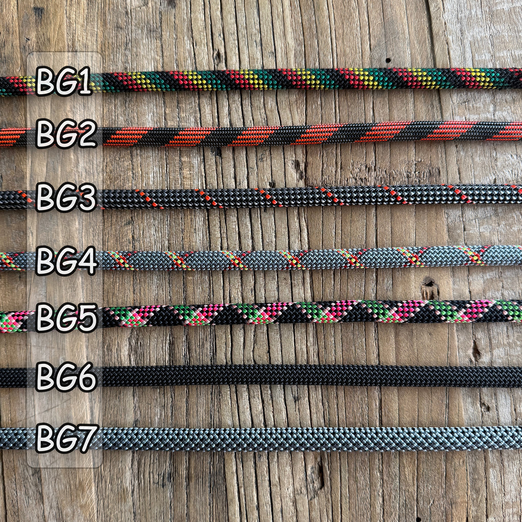 Black & Gray Patterns Climbing Rope Leashes