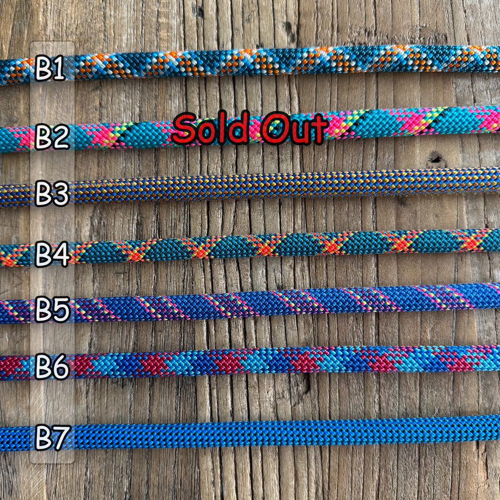 Blue Patterns Climbing Rope Leashes
