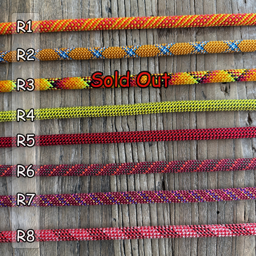 Red, Orange & Yellow Patterns Climbing Rope Leashes