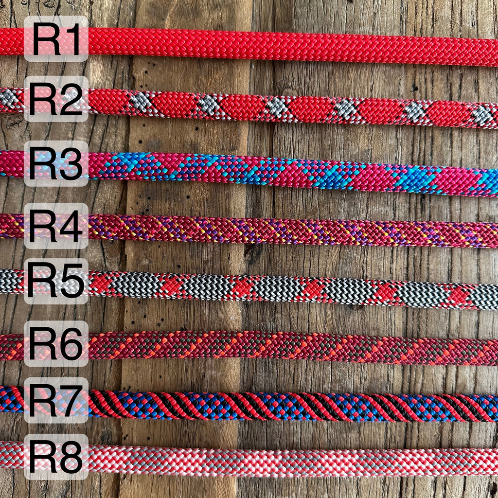 Red Patterns Climbing Rope Leashes