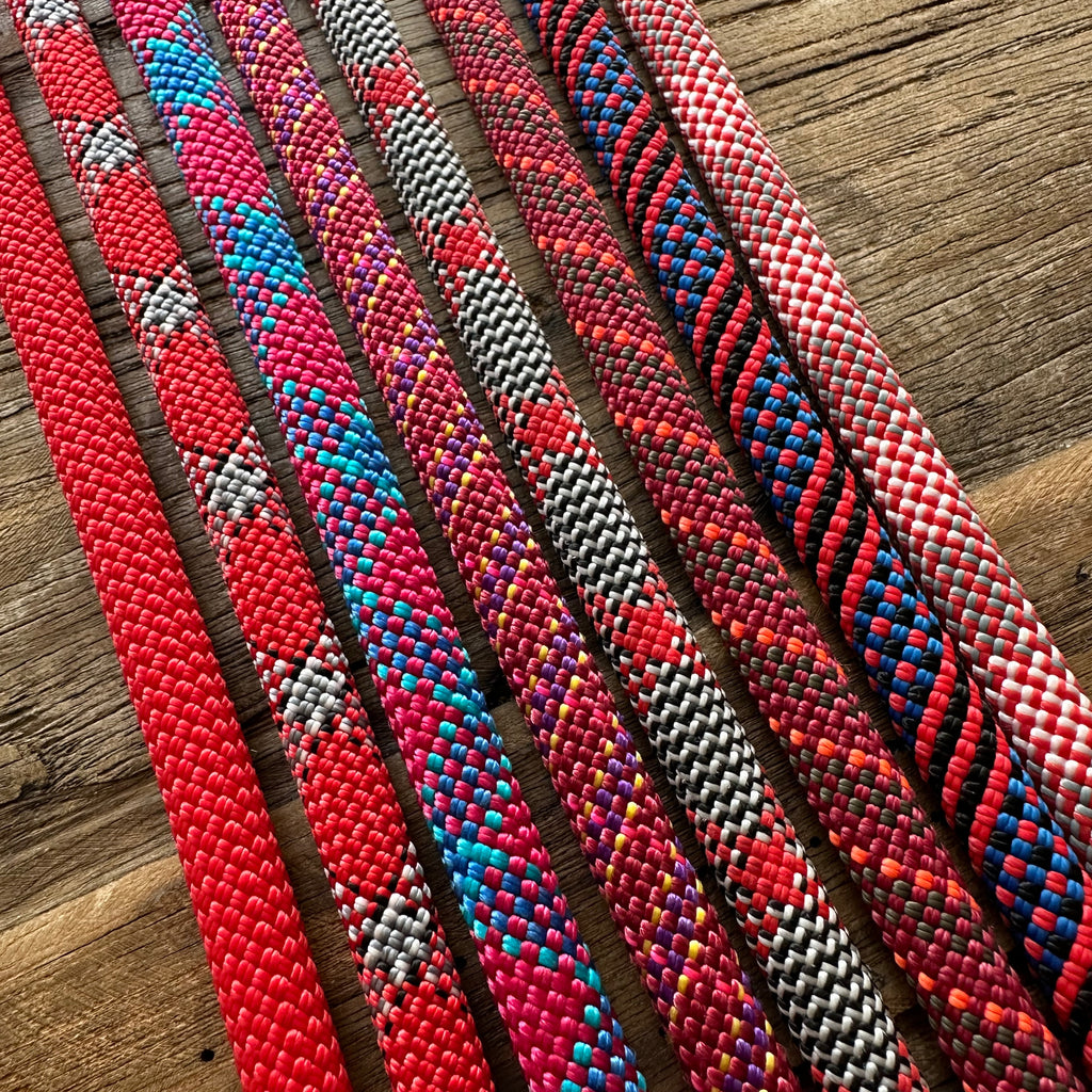 Red Patterns Climbing Rope Leashes
