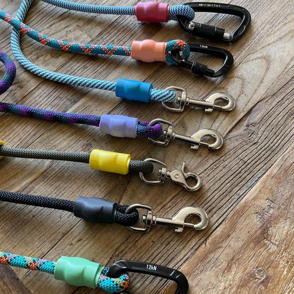 Custom Climbing Rope Dog Leashes