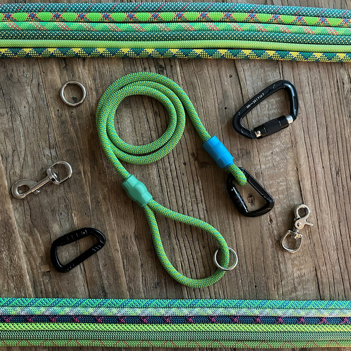 Green Patterns Climbing Rope Leashes