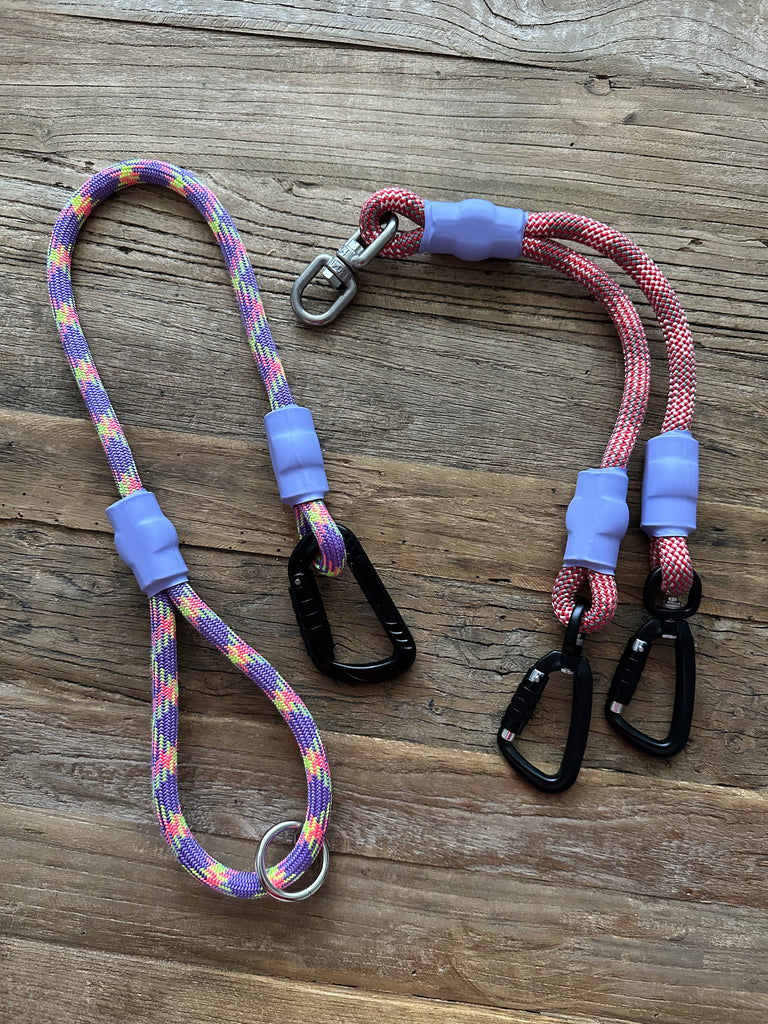 Climbing Rope Two Dog Leash, Coupler