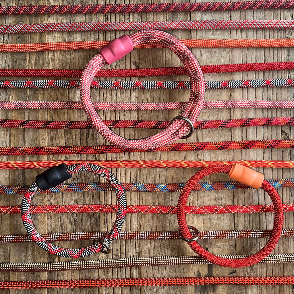 Custom Climbing Rope Dog Collar
