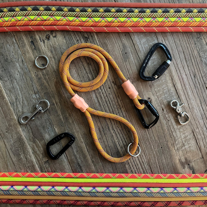 Orange & Yellow Patterns Climbing Rope Leashes